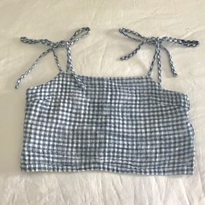 Brandy Melville gingham top